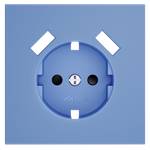 VLS000915 Накладка для розетки с заземлением и защитными шторками, с USB A+A, S70 (деним). (ТМ Maytoni)