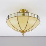 Citilux Шербург-1 CL440141 Люстра витражная потолочная Бронза