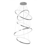 09475-5A,02 Люстра диммируемая Амия хром d80 h250 Led 150W (3000-6000K)