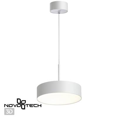 358761 OVER NT21 216 белый Светильник накладной светодиодный, длина провода 2м IP20 LED 30W 4000K 2600Лм 100-265V PROMETA