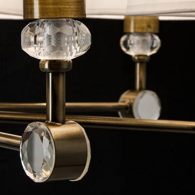 Подвесная люстра Arte Lamp BROCCA A4093LM-8AB, 8хE14