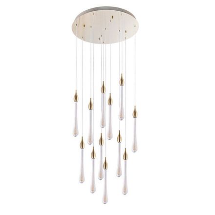 Каскадная люстра Arte Lamp RAINDROP A1803LM-36PB, 1хLED