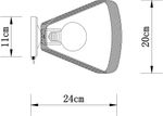 Бра Arte Lamp MAASYM A7044AP-1BK, 1хE27