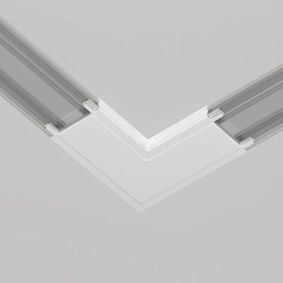 Конектор питания угловой Radity белый, TRA084CL-11W. TM Maytoni