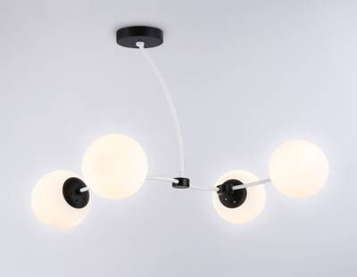 Подвесной светильник TR2542/4 WH/BK белый/черный E27/4 max 60W 700*450*450