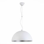 SL279.503.01 Светильник подвесной ST-Luce Белый/Белый, Серебристый E27 1*60W