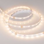 Светодиодная лента RT-A60-8mm 24V Warm3000 (4.8 W/m, IP20, 2835, 5m) (Arlight, Открытый)