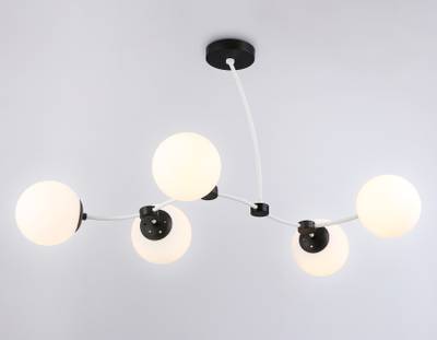 Подвесной светильник TR2546/5 WH/BK белый/черный E27/5 max 60W 950*600*450