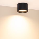 Светильник SP-BISCOTTO-R120-12W Warm3300-MIX (BK, 80 deg, 230V) (Arlight, IP54 Металл, 5 лет)