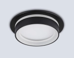 Светильник встраиваемый TN6708 BK черный IP44 GX53 max 15W D105*45