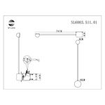SL6003.511.01 Светильник настенный ST-Luce Белый/Белый LED 1*4W 4000K