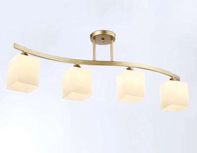 Светильник подвесной TR303122/4 CGD/FR золото/белый матовый E27/4 max 40W 840*150*300