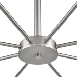 8099/8C COMFI LN26 105 никель/белый металл/стекло Люстра потолочная Е14 8*40W 220V MAVE
