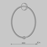 Настенный светильник (бра) Halo 2600-3500К 29Вт, MOD005WL-L35BSK. TM Maytoni