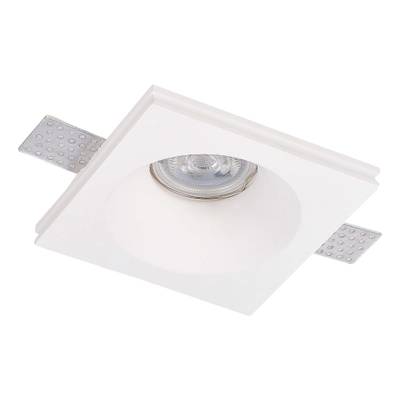 ST254.328.01 Св-к встр. из гипса Белый GU10 1*50W IP20 L120xW120xH40 220V Без ламп