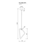 Подвесной светильник Visio FL1162-1P1, LED