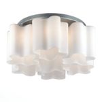 SL116.502.06 Люстра потолочная ST-Luce Серебристый/Белый E27 6*60W