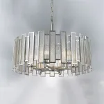 712064 Люстра AGAVE 6х40W E27 СЕРЕБРО С ПАТИНОЙ/ПРОЗРАЧНЫЙ Lightstar