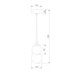 Подвесной светильник 50250/1 LED белый, GU10х1