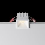 Встраиваемый светильник Alfa LED 3000К 10Вт 50°, DL043-01-10W3K-SQ-W-1. TM Maytoni