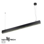 358876 OVER NT22 209 черный Светильник накладной/подвесной светодиодный (длина подвесов 1,2м) IP20 LED 4000K 30W 220V ITER