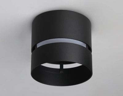 Светильник накладной TN71052 BK черный GX53 max 12W D85*75