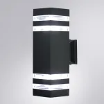 Уличный настенный светильник Arte lamp HEATHER A4413AL-2BK, 2хE27