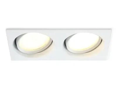 Светильник встраиваемый TN6659/2 WH белый IP44 GX53/2 220*110*48
