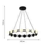 Подвесная люстра Moti 4601-6P, 16*LED*2W, 2880LM, 3000K. ТМ F-Promo