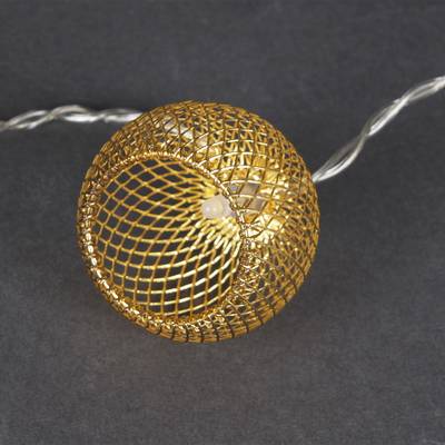 A-461 гирлянда светодиодная, прозрачный провод 2м, 10 LED с насадками