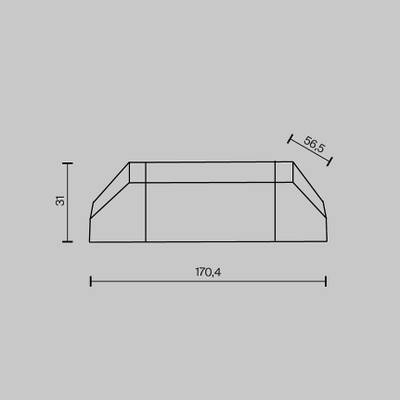 Источник напряжения Triac 24В 75Вт IP 20, 734007. TM Maytoni