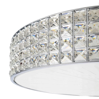 Citilux Портал CL32410G1 LED RGB Люстра хрустальная с пультом Хром