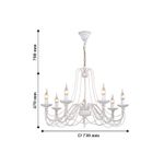 Подвесная люстра Chateau 2164-7P, 7*E14*40W. ТМ F-Promo