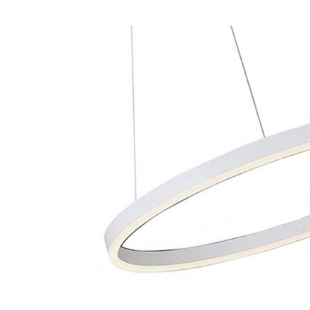08213,01A(4000K) Подвес Тор белый d60 h150 Led 33W (4000K) 2 типа крепления