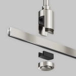 Крепление потолочное Long 700мм с вводом питания Flarity платина, TRA159C-B1-PT. TM Maytoni