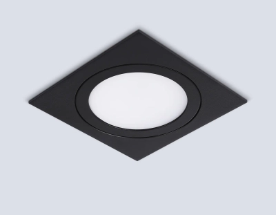 Светильник встраиваемый TN51825 BK черный GX53 max 15W 110*110*39
