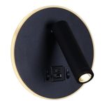 86203-9.2-001KT LED12W+USB BK светильник настенный