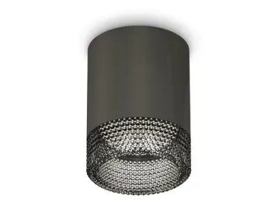 Комплект накладного светильника XS6303003 DCH/BK черный хром/тонированный MR16 GU5.3 (C6303, N6151)