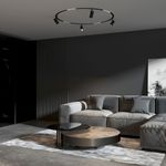Slim Magnetic Трековый светильник для радиусного шинопровода 12W 4200K Comfi чёрный Ø 800мм 85188/01