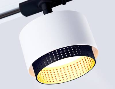 Светильник трековый GL5379 WH/BK белый/черный GX53 max 12W D95*130