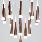 Citilux Вегас CL227163 LED Люстра каскадная Коричневая