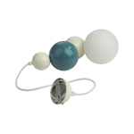 8008/1A MODERNI LN24 белый, голубой/белый металл/пластик Подвес G9 LED 5W 220V BALLONS