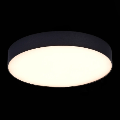 ST606.432.48 Светильник потолочный Черный LED 1*48W 3000K 4 320Lm Ra>85 120° IP20 D400xH55 185-265V