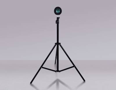 Атмосферная светодиодная напольная лампа с пультом DE8387 BK черный LED RGB 3W (ПДУ RGB)