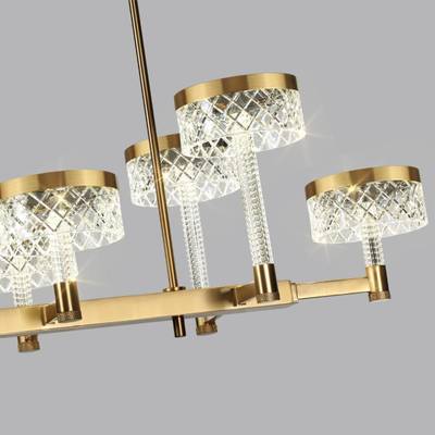 5032/48LA L-VISION ODL24 447 античн.бронза/металл/акрил Люстра LED 48W 4000K 3125лм FIVRE