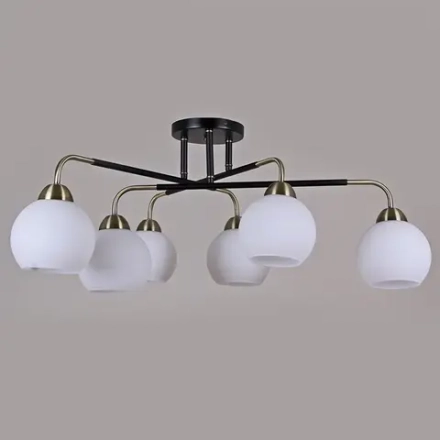 IL0252-6CSQ-79 BK AB светильник потолочный ILLUMICO, E27х6