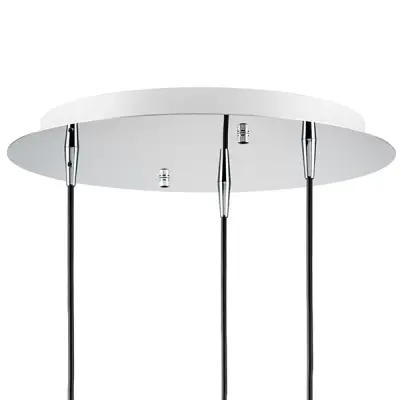 803053 Подвес PENTOLA 3х25W G9 ХРОМ/ЯНТАРЬ