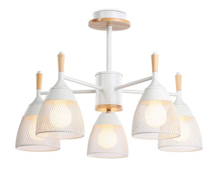 Подвесная люстра TR8012/5 WH белый E27*5 max 40W D600*385