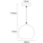 Подвесной светильник Arte Lamp SPLENDIDO A4285SP-1AC, 1хE27