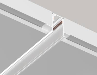 Шинопровод низковольтный встраиваемый под ГКЛ 9,5мм Magnetic GL3338-9.5 WH белый IP20 48V 3000*60*46.8